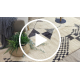 Килим BERBER MR1801 Beni Mrirt берберський, ручної роботи з Марокко, Boho - бежевий / сірий